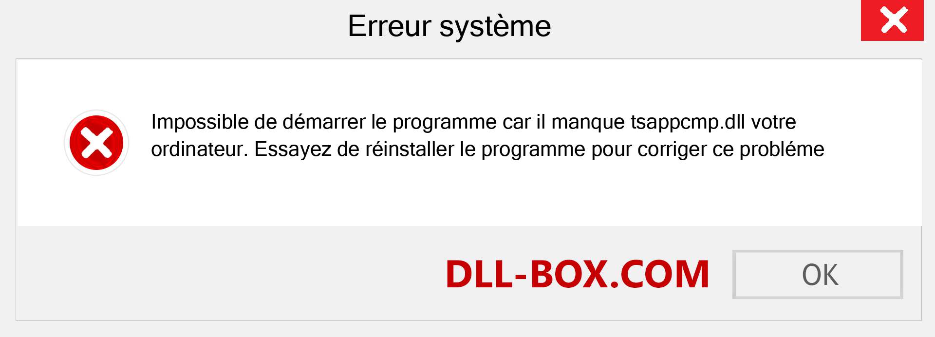 Le fichier tsappcmp.dll est manquant ?. Télécharger pour Windows 7, 8, 10 - Correction de l'erreur manquante tsappcmp dll sur Windows, photos, images